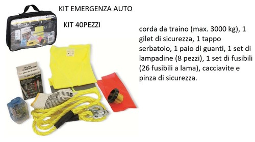 Kit emergenza auto con - con, set