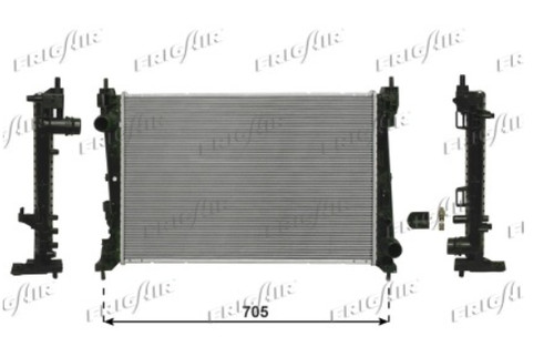 Radiatore acqua alfa romeo - alfa,