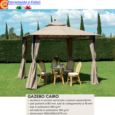 Gazebo Con Tende 3x3 H270