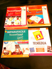 Tecnologia 4 Volumi usati  3a Media: Tecnocloud,  Settori, Disegni Impara Facile