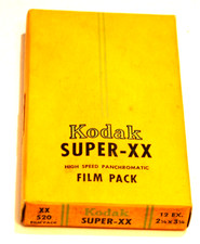 KODAK SUPER-XX FILM PACK-6 X 9