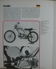 KREIDLER GEBBEN 50 MOTO CROSS 1974 SCHEDA TECNICA STORIA AZIENDA