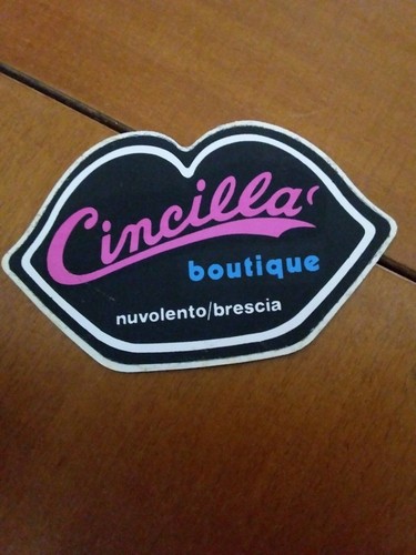 Adesivo cincilla boutique - adesivo,