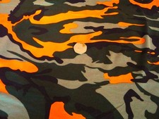 MAGLIA COTONE ELASTICIZZATO-MIMETICO-ARANCIONE-TESSUTO ABITO--P&P OMAGGIO (SOLO REGNO UNITO)0L,