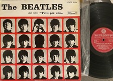 The Beatles A Hard Day’s Night (Tutti per Uno) Italy original Red Parlophon LP