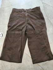 Pantalone Uomo Avirex W30 Marrone Effetto Vintage