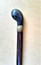 Bastone legno impugnatura - in,