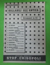 RARO SPARTITO SINGOLO