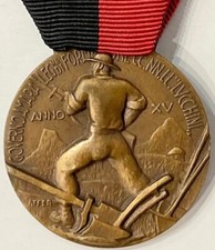 GONDAR GOVERNO AMARA LEGIONE CC.NN. LUCCHINI 1937 MED. CAMPAGNE D'AFRICA MVSN