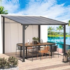 Gazebo in alluminio 2,4x2,4m