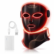 Maschera Viso LED Luce Rossa