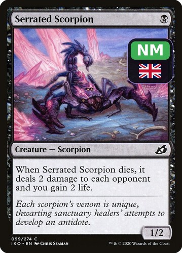 Scorpione seghettato iko nm - scorpione,