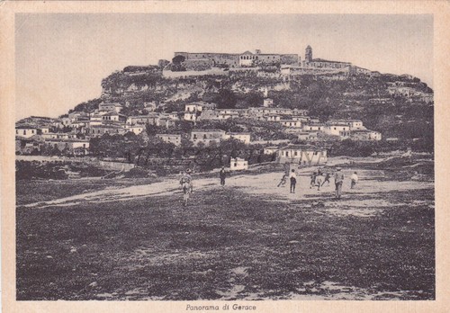 Gerace panorama cartolina - gerace,