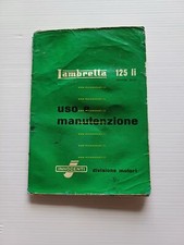 Innocenti Lambretta 125 LI 2a S. 1959 manuale uso manutenzione originale