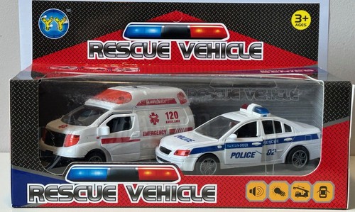 Set auto ambulanza emergenza - auto,