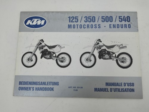 Ktm manuale uso 201561189 - ktm, d'uso