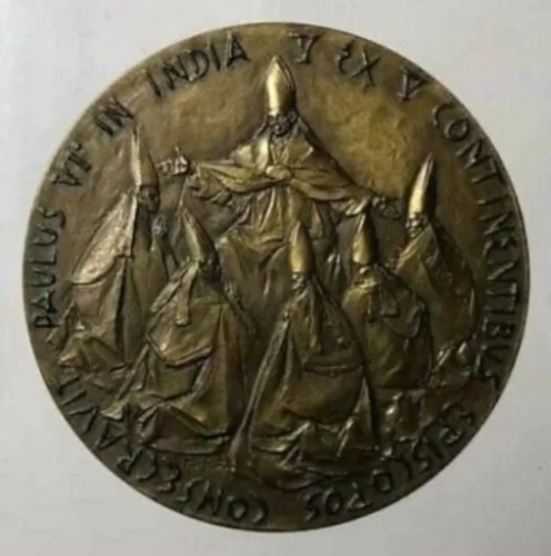 Paolo medaglia 1964 viaggio - medaglia,