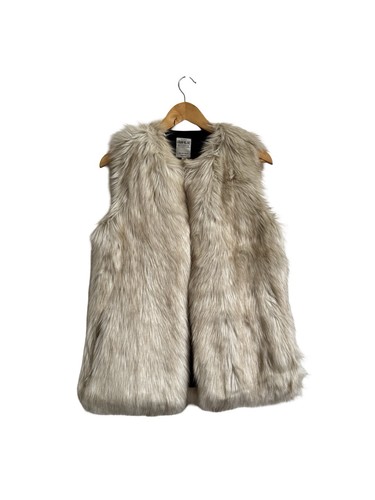 Gilet giacca panna - , pelliccia