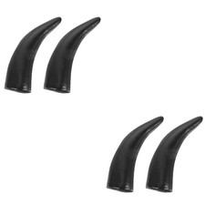  2 paia di corno di Halloween fascia corna di demone accessorio costume toro finto