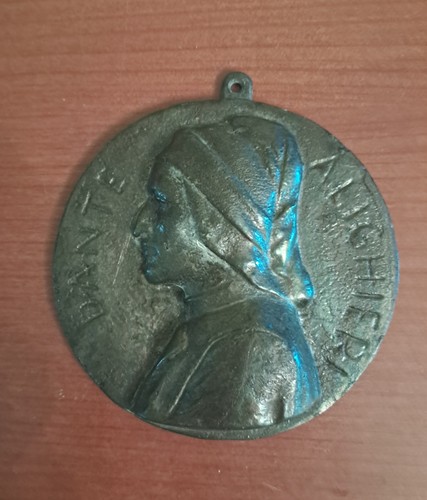 Medaglia celebrativa dante - celebrativa,