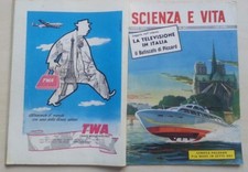 SCIENZA E VITA OTTOBRE 1953 N°57- AVIAZIONE AEREI CISTERNA BATISCAFO PICARD 5/17