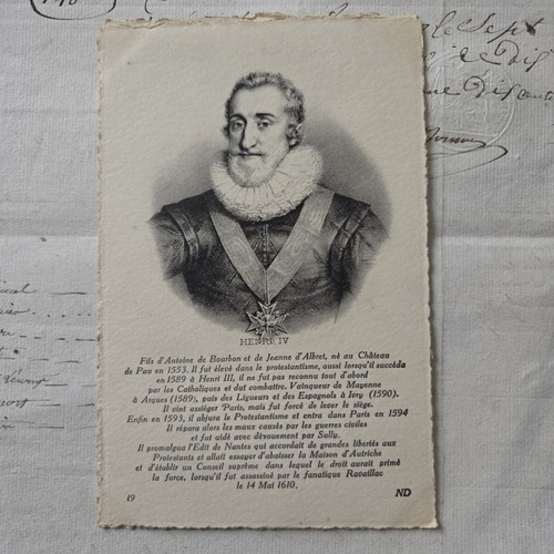 Cpa king enrico cartolina - king,