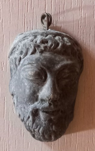 Ciondolo scultura satiro stile - ciondolo,