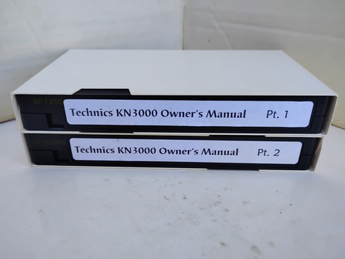 Technics kn3000 manuale - technics,