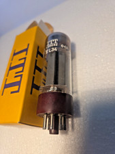 EL34 ITT Lorenz OO Getter NOS nuovo con scatola tubo valvola test Funke W19S base marrone