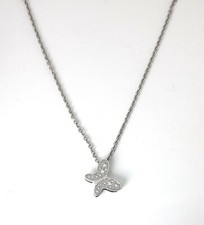 Collana Donna Zoppini Q1367 6444 In Acciaio Con Farfalla Con Strass