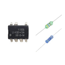 Kit riparazione LNK304GN LNK304G con resistore 47Ω 3W e induttore 470μH 1/2W