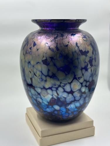 Vaso vetro artistico punto - vaso,