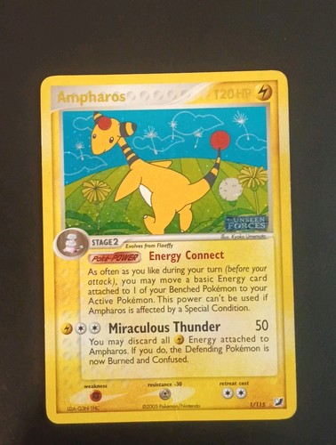Ampharos 115 forze - ampharos, ex