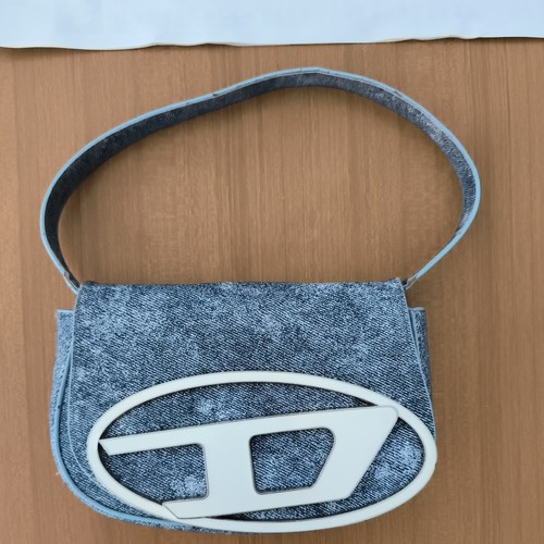 Borsa diesel grigia con - borsa, logo