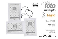 PORTA FOTO CORNICE MULTIPLO 3