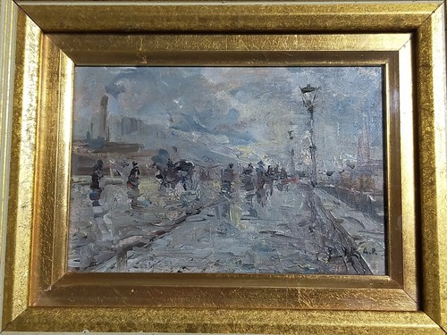 Pittura napoletana scena - pittura,
