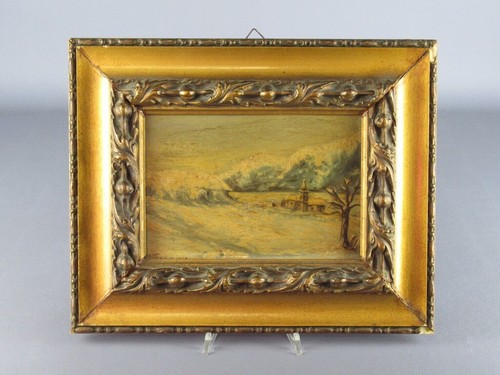 Paesaggio invernale antico - paesaggio,