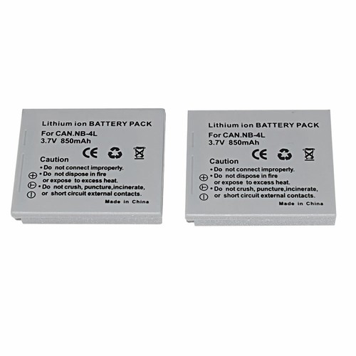 Batteria per canon 4l - 2x, nb-4l