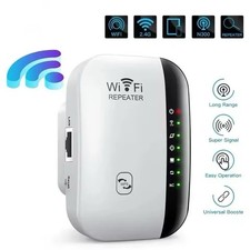 Ripetitore WiFi 300Mbps WiFI Extender Wireless Amplificatore Segnale Ripetitore