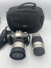 Pentax ZX-30 fotocamera reflex pellicola + obiettivo Sigma 28-80 mm + obiettivo Pentax 75-300 mm + borsa