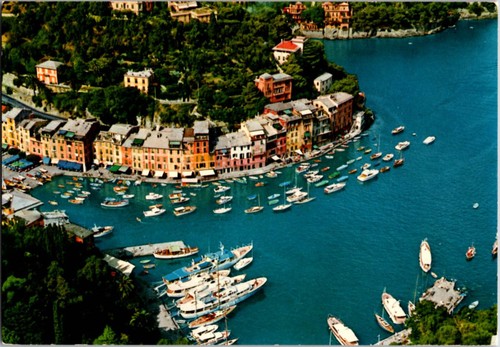 Cartolina portofino italia - portofino,