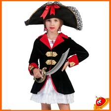 Costume Carnevale Ragazza Bambina Bucaniera Pirata Corsara Penny  