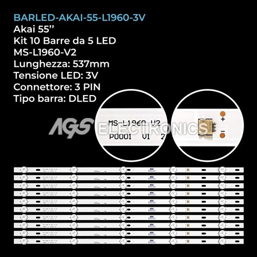 Kit barre strip - kit, 10