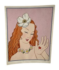 LOTTO DI TRE POCHOIR ORIGINALI