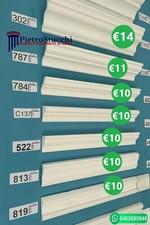 cornici in gesso decoro interni gypso vele gole profili plaster modanature