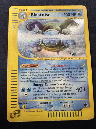 Blastoise 165 expedition - blastoise,