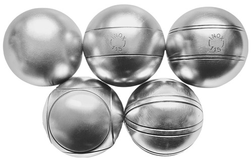 Boule bleue inox - boule, "inox