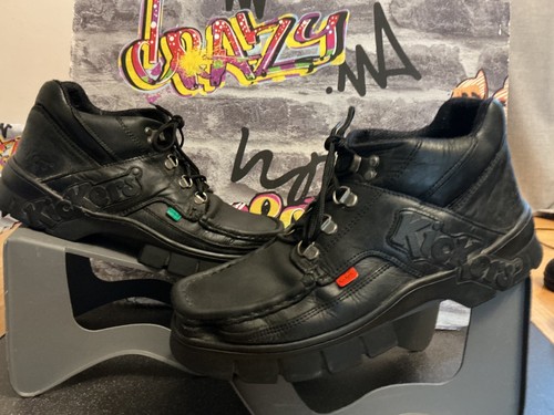 Mocassino uomo nero kickers - nero,