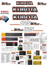 Adatto per KUBOTA U25 kit