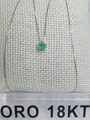 Collana oro bianco 750 18 - collana, in